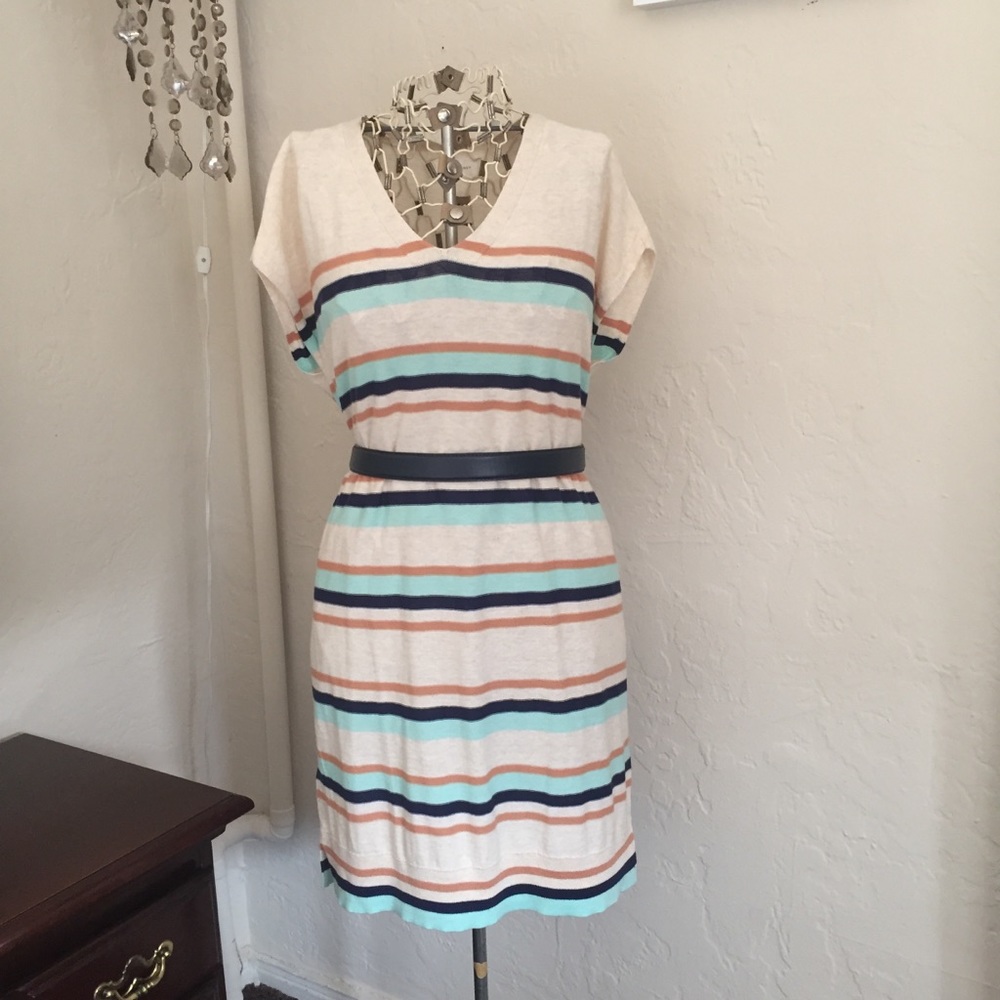 LOFT 100% cotton shift dress